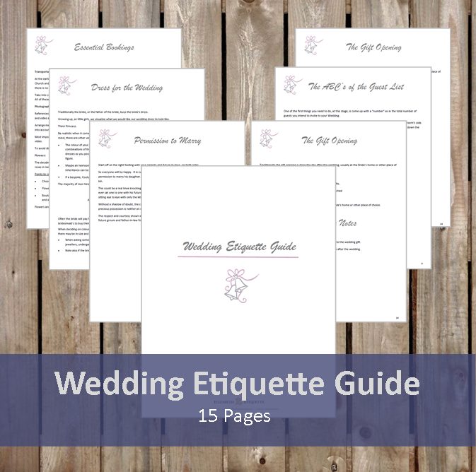Wedding Etiquette Guide
