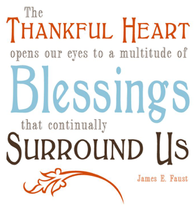 Thankful sayings