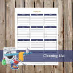 Cleaning List