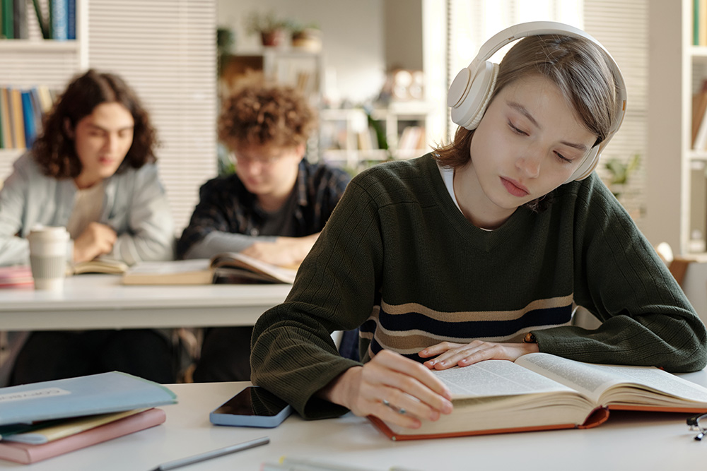 Library headphones