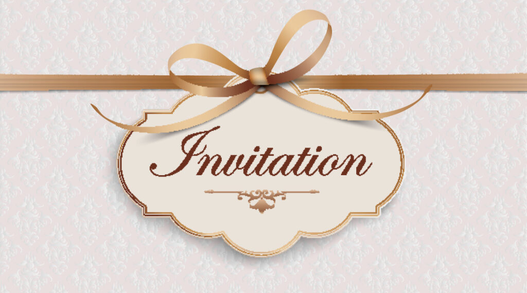 Wedding invitation